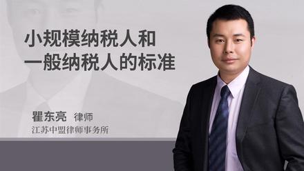 小规模纳税人和一般纳税人的标准
