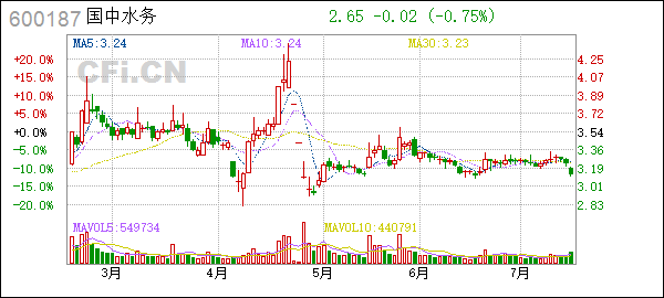 600187国中水务2025年半年度业绩预告_国中水务(600187)_黑龙江国中水务股份有限公司净利润亏损分析