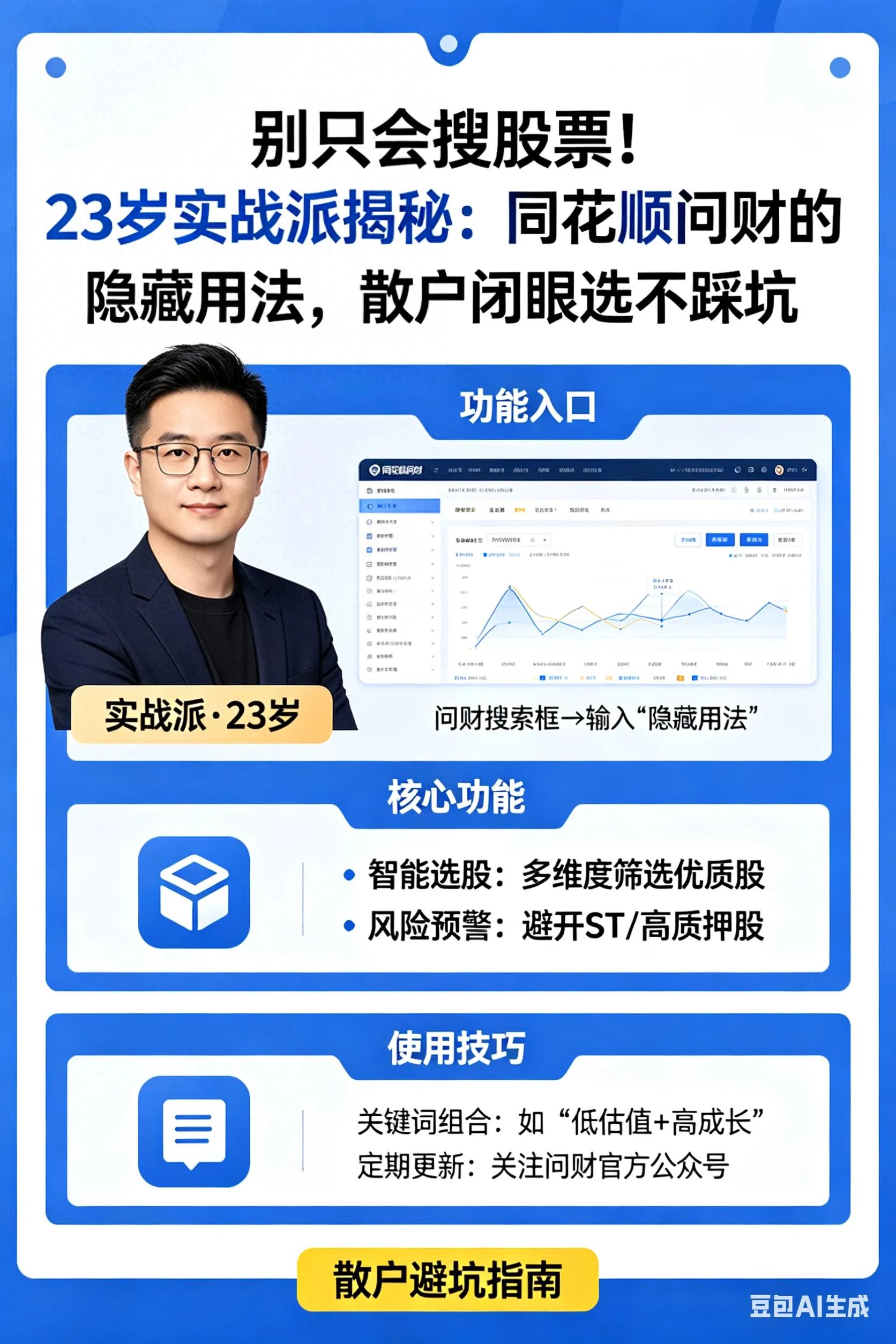 散户选股避坑_同花顺 公式 怎么用_同花顺问财隐藏功能