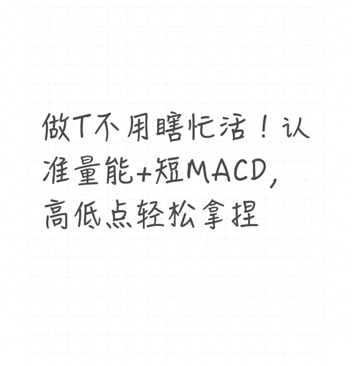 分时量能MACD指标_股市中kdj指标_A股做T技巧