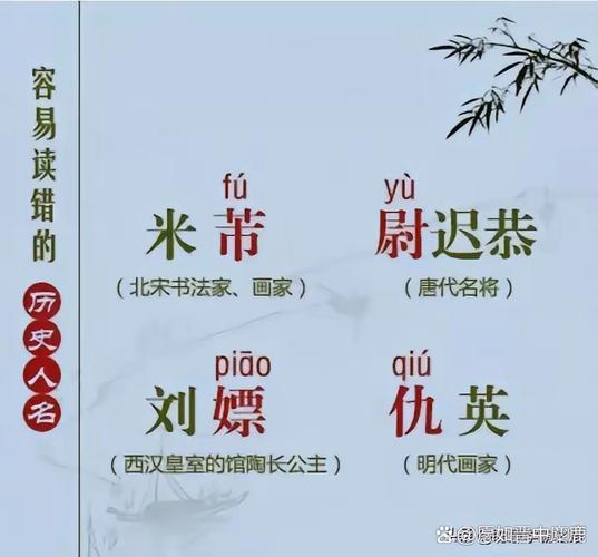 姓氏多音字读音_急就篇中的复姓_容易读错的姓氏